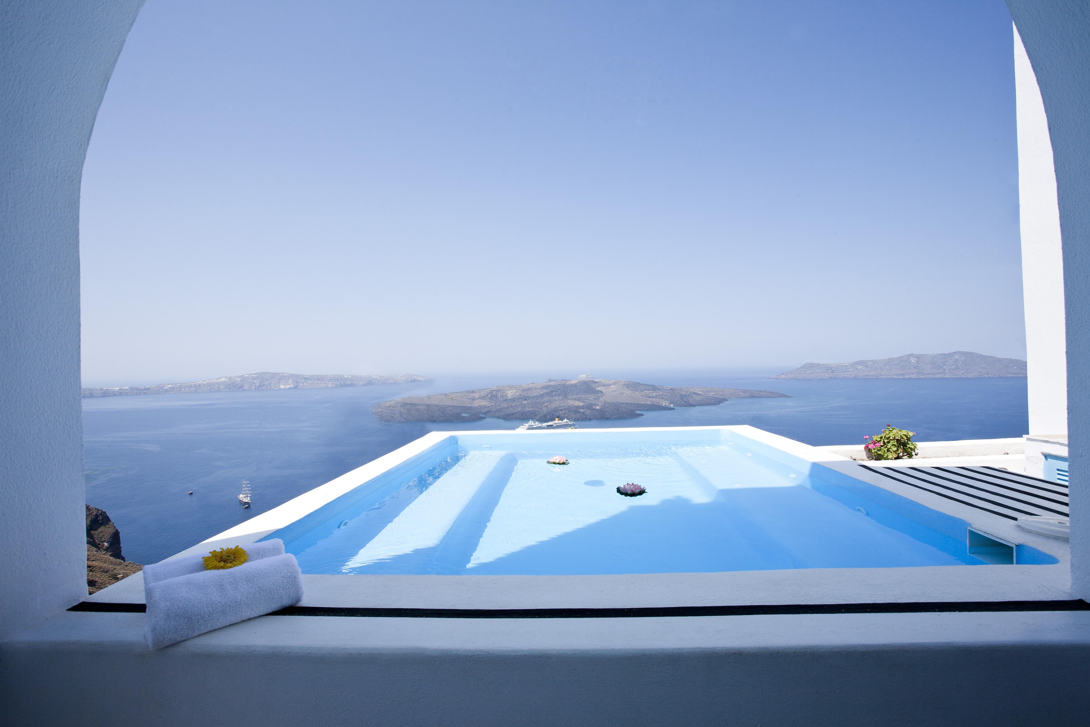 Kastro Suites Fira  Esterno foto